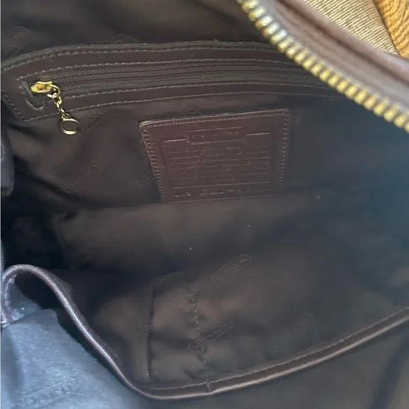 Vintage Coach B2D-9623 Legacy West Hobo shoulder bag brown leather - Picture 9 of 13